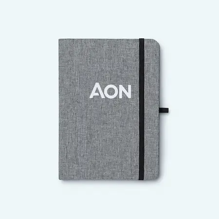 AON notebook tabletop product shot
