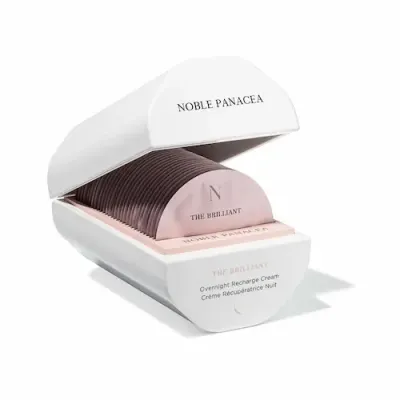 Noble Panacea overnight cream skincare product photography