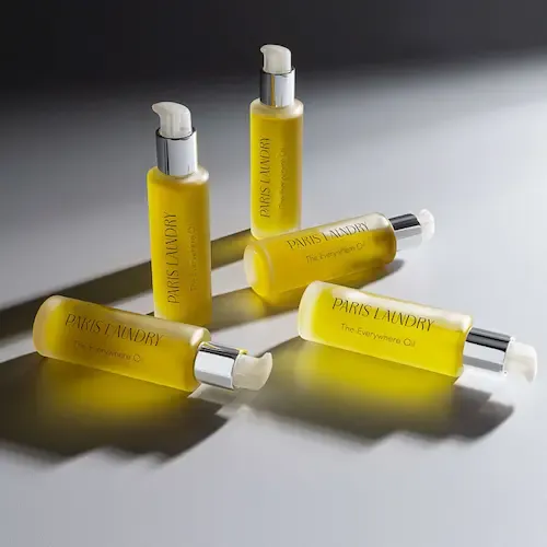Paris Laundry beauty face oil lifestyle shot