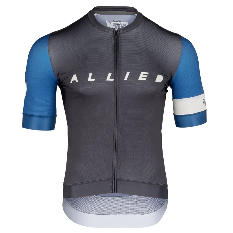 Allied cycling jersey product shot on white background, alternate angle