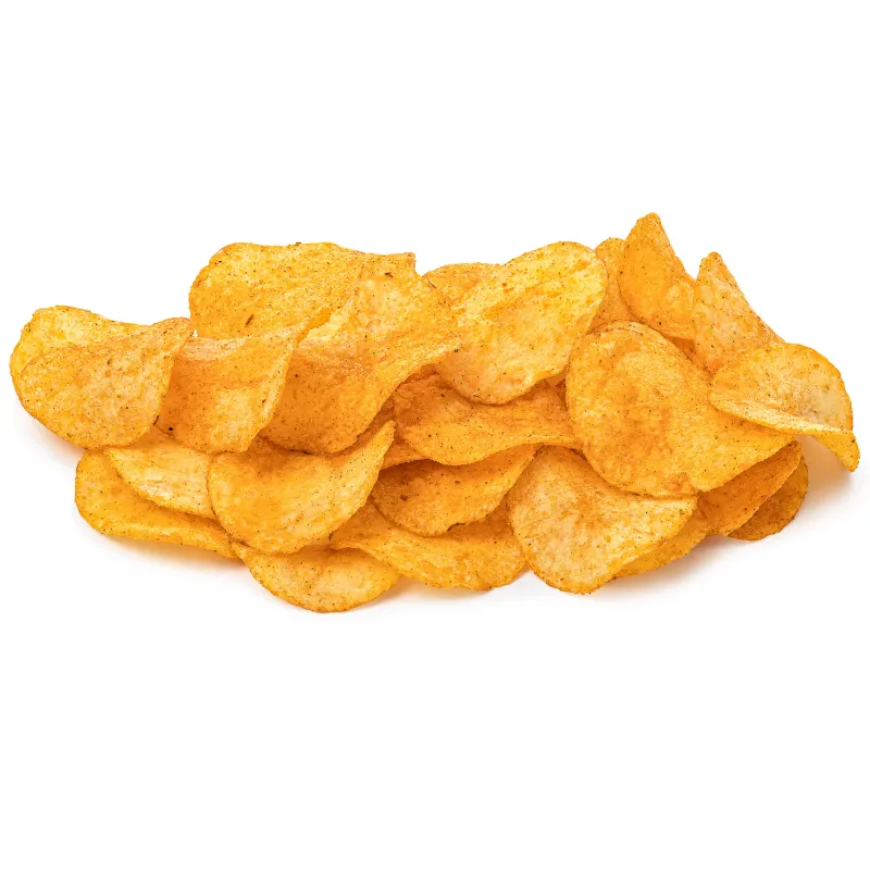 BBQ flavor potato chips, commercial food photography