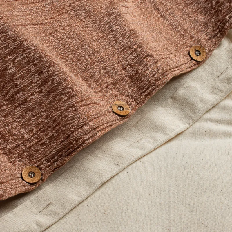 Crane Home comforter close detail shot