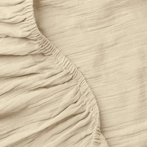 Crane Home fitted bedsheet on white