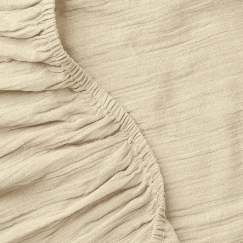 Crane Home fitted bedsheet on white