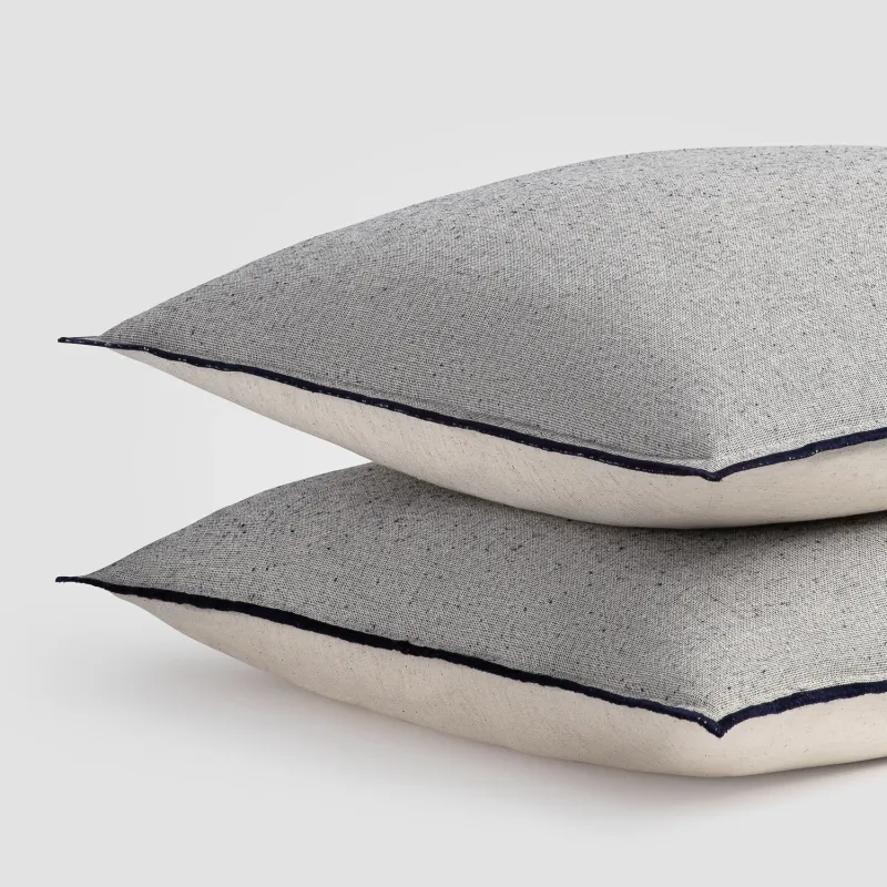 Crane Home square pillow on white