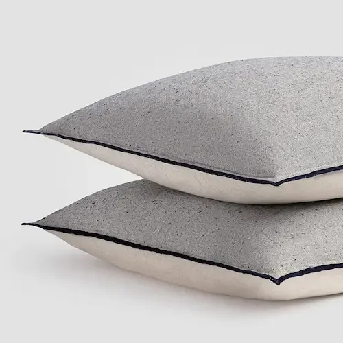 Crane Home square pillow on white