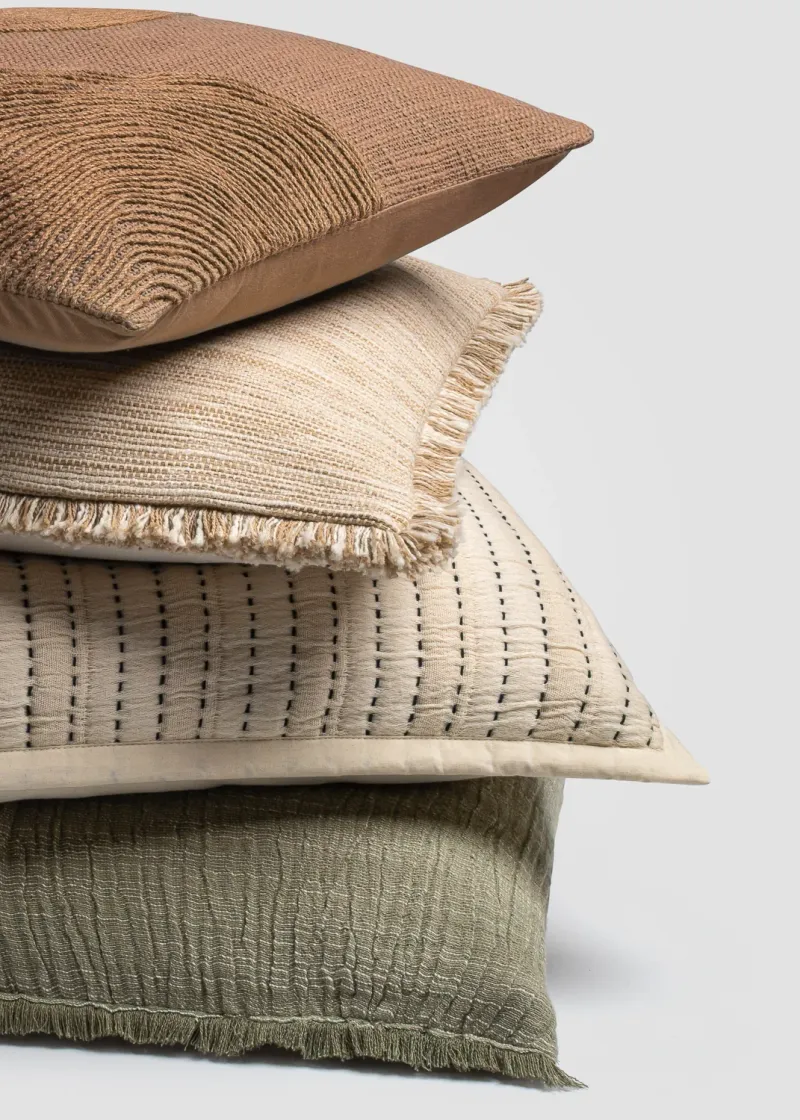 Crane Home pillow stack lifestyle shot