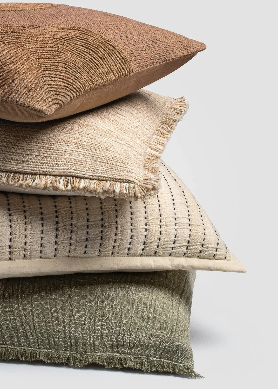Crane Home pillow stack lifestyle shot