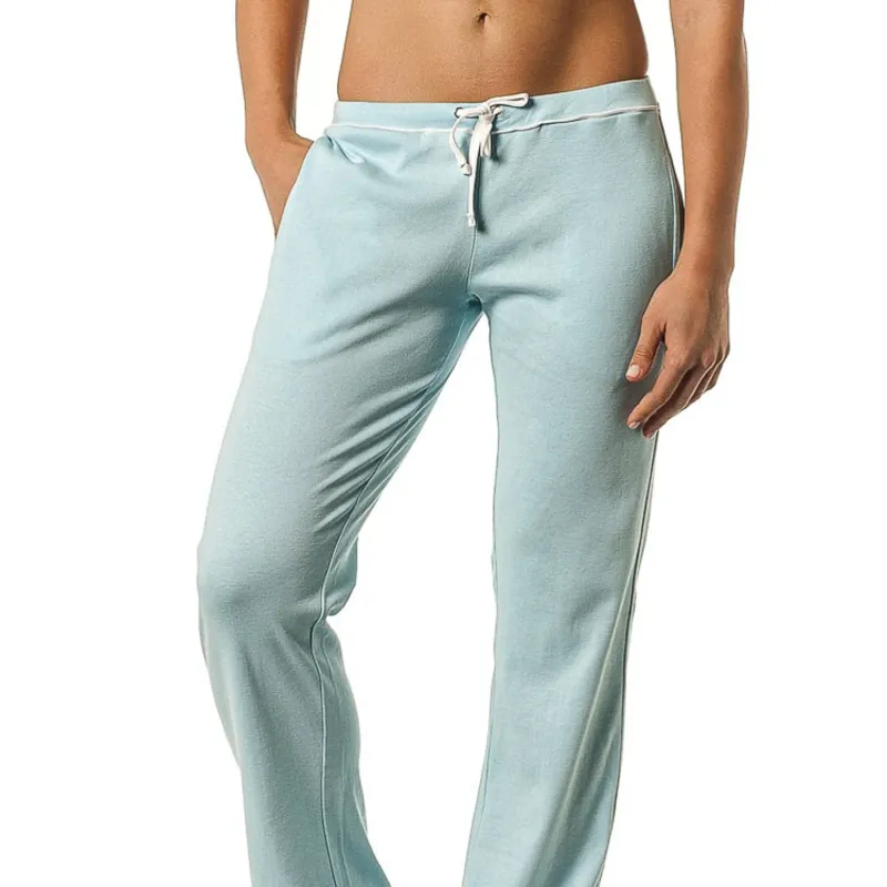 Fashion women blue pants lifestyle shot