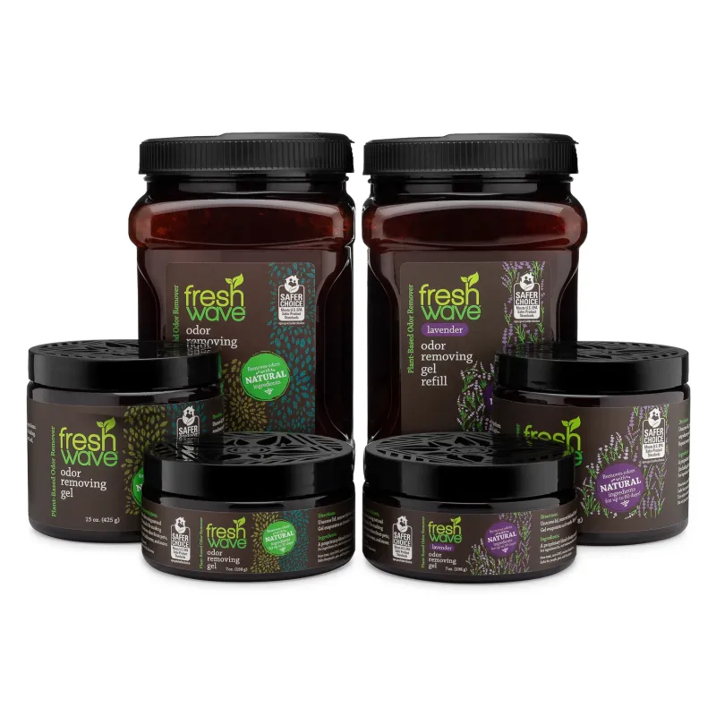 Fresh Wave product group shot, commercial photography