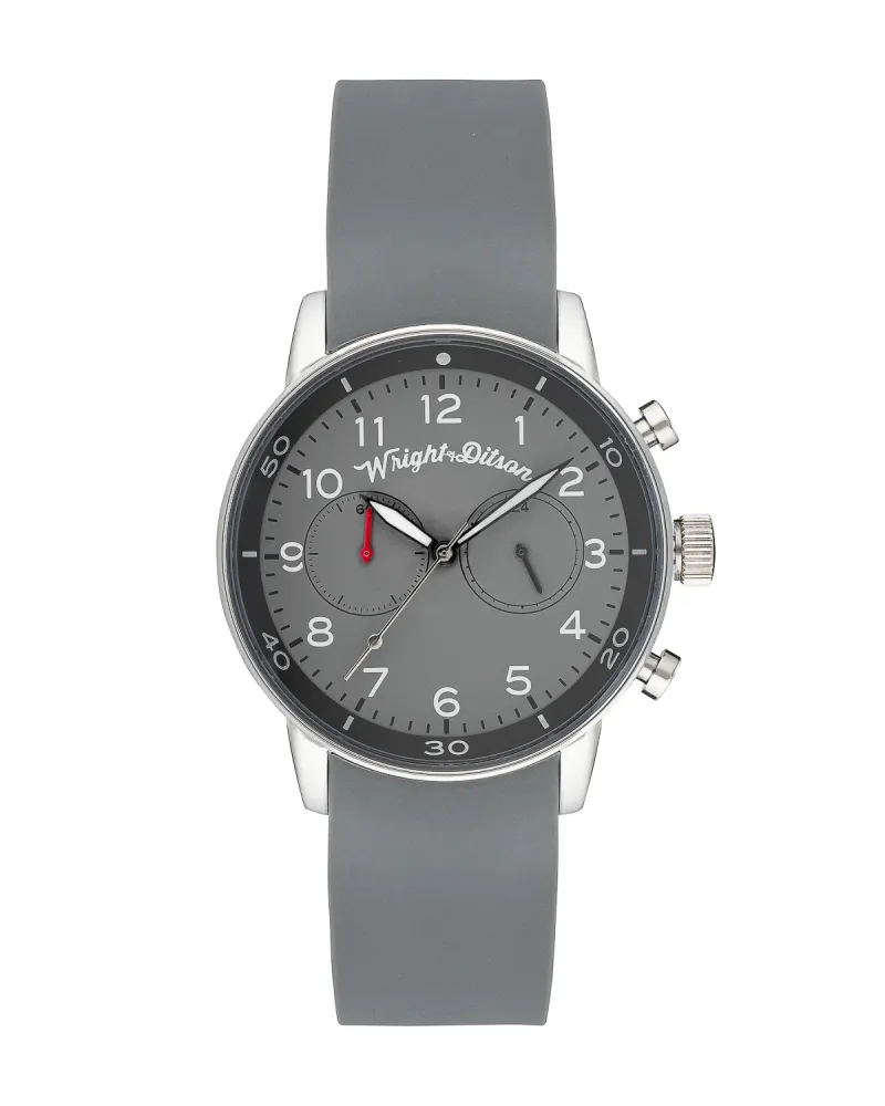 Wright and Ditson chronograph watch on white background