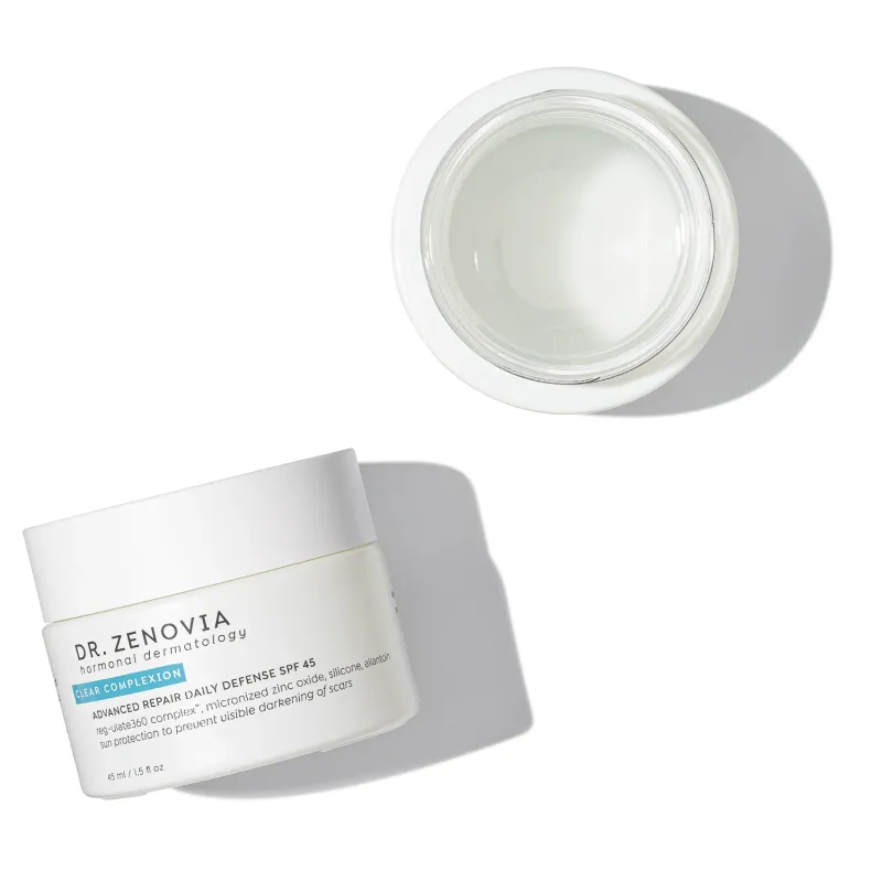 Zenovia daily defense SPF 45 tabletop shot